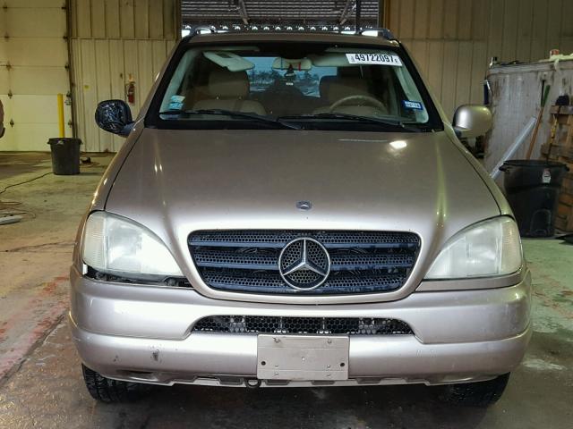 4JGAB54E21A262692 - 2001 MERCEDES-BENZ ML 320 GOLD photo 9