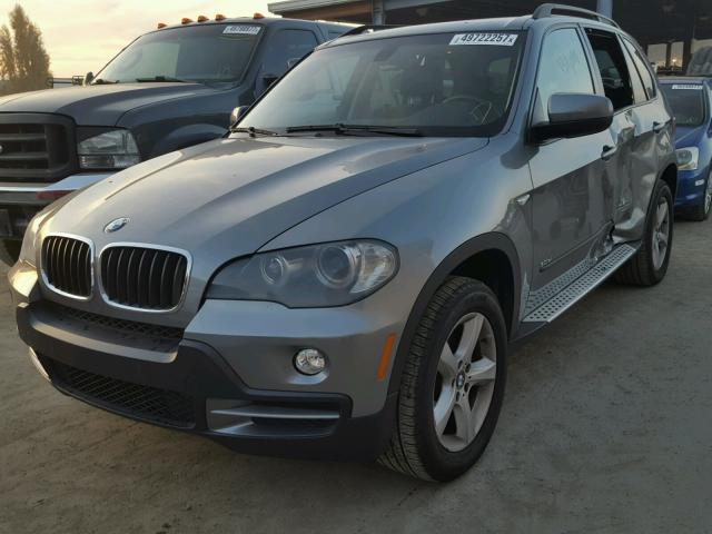 5UXFE43507L013896 - 2007 BMW X5 3.0I GRAY photo 2