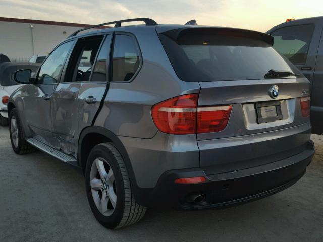 5UXFE43507L013896 - 2007 BMW X5 3.0I GRAY photo 3