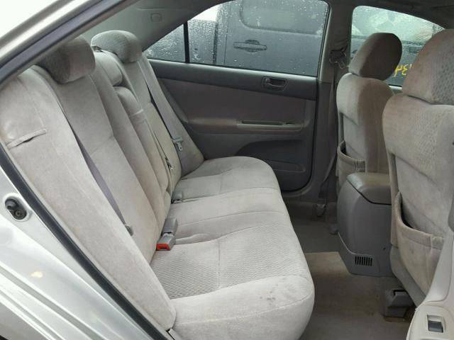 4T1BE30K74U899592 - 2004 TOYOTA CAMRY LE ვერცხლისფერი ფოტო 6