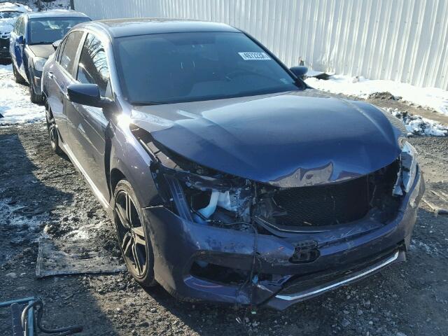 1HGCR2F16HA283638 - 2017 HONDA ACCORD SPO BLUE photo 1