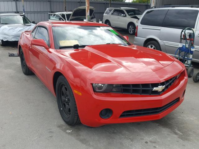 2G1FE1E34C9118852 - 2012 CHEVROLET CAMARO LS RED photo 1