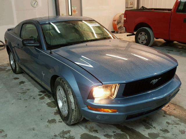 1ZVHT80N485147101 - 2008 FORD MUSTANG BLUE photo 1