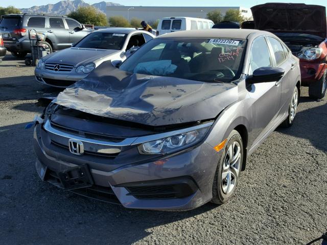 2HGFC2F56HH547587 - 2017 HONDA CIVIC LX CHARCOAL photo 2