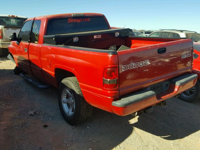 3B7HF13Z71G200419 - 2001 DODGE RAM 1500 RED photo 3