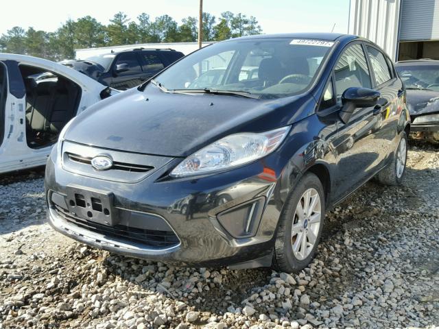 3FADP4EJ2CM216347 - 2012 FORD FIESTA SE BLACK photo 2