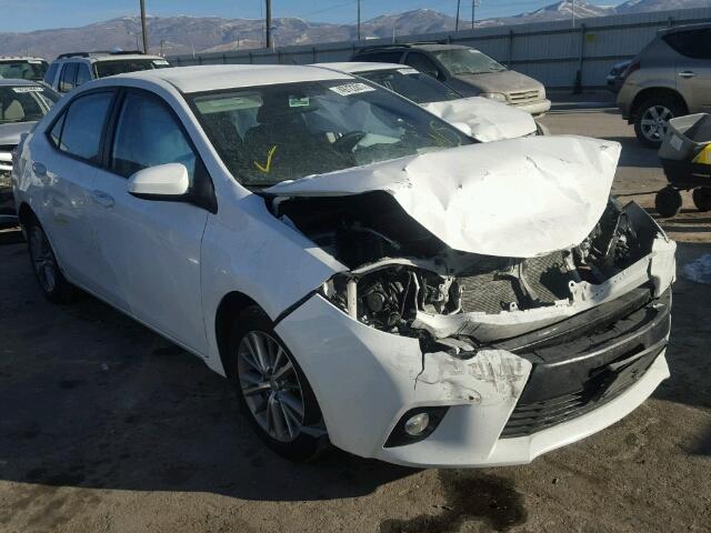 5YFBURHE5FP358808 - 2015 TOYOTA COROLLA L WHITE photo 1