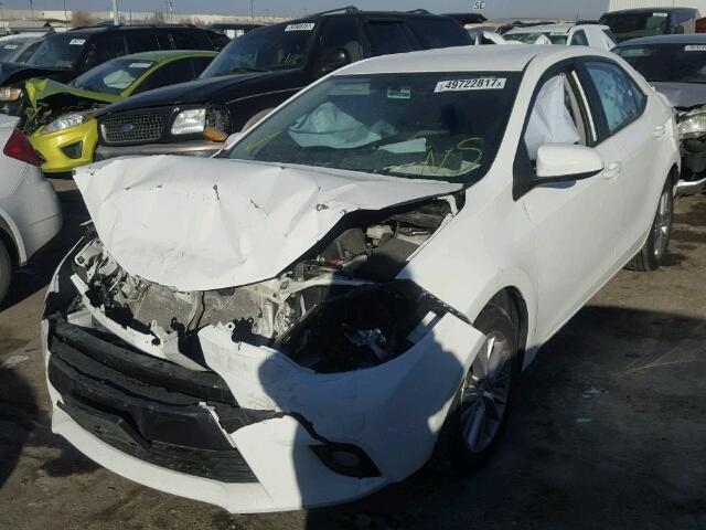 5YFBURHE5FP358808 - 2015 TOYOTA COROLLA L WHITE photo 2