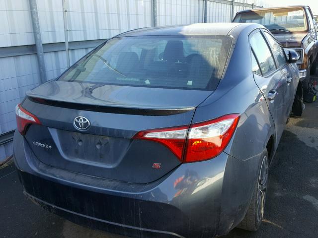 2T1BURHE7FC337393 - 2015 TOYOTA COROLLA L GRAY photo 4