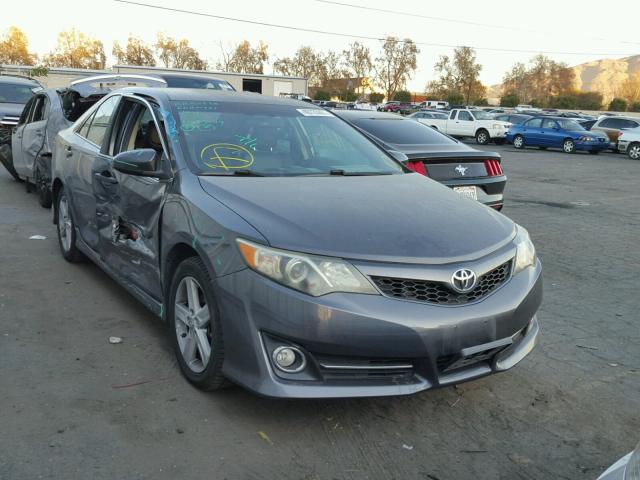 4T1BF1FKXCU139681 - 2012 TOYOTA CAMRY BASE GRAY photo 1