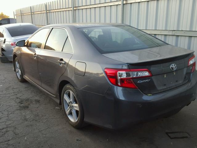 4T1BF1FKXCU139681 - 2012 TOYOTA CAMRY BASE GRAY photo 3