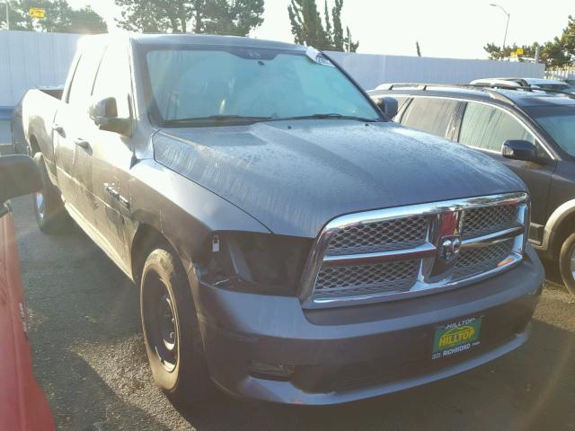 1D7RB1GT1AS168992 - 2010 DODGE RAM 1500 GRAY photo 1