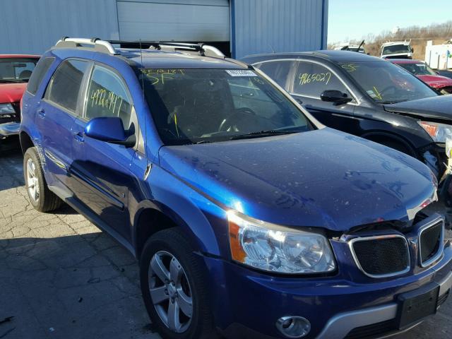 2CKDL63F666051037 - 2006 PONTIAC TORRENT PURPLE photo 1