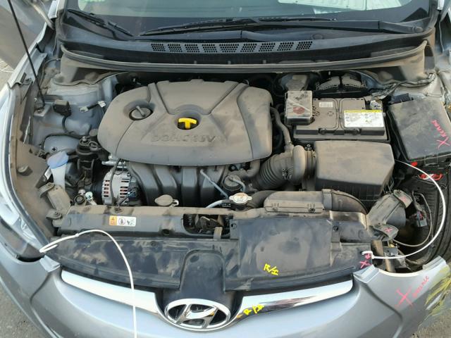 5NPDH4AE6FH550035 - 2015 HYUNDAI ELANTRA SE SILVER photo 7