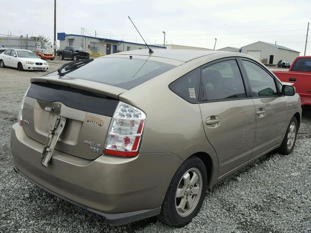 JTDKB20U477605030 - 2007 TOYOTA PRIUS TAN photo 4