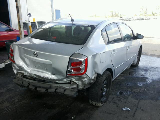 3N1AB61E58L729947 - 2008 NISSAN SENTRA 2.0 SILVER photo 4