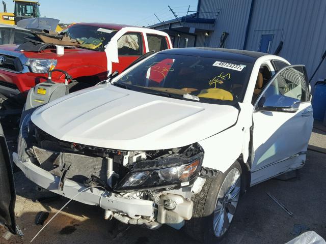 1G1165S33FU114995 - 2015 CHEVROLET IMPALA LTZ WHITE photo 2