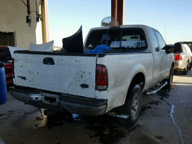 1FTNX20L33ED44792 - 2003 FORD F250 SUPER WHITE photo 4