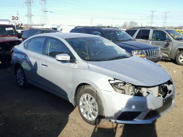 3N1AB7AP2HY279362 - 2017 NISSAN SENTRA S SILVER photo 1