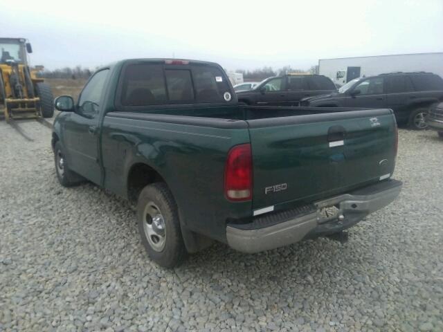 1FTRF17W6XNB54666 - 1999 FORD F150 GREEN photo 3