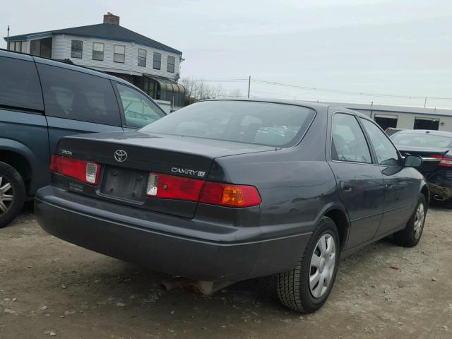 4T1BG22K51U802533 - 2001 TOYOTA CAMRY CE GRAY photo 4