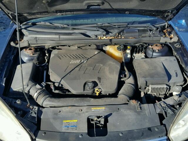 1G1ZT58N77F187863 - 2007 CHEVROLET MALIBU LT BLUE photo 7