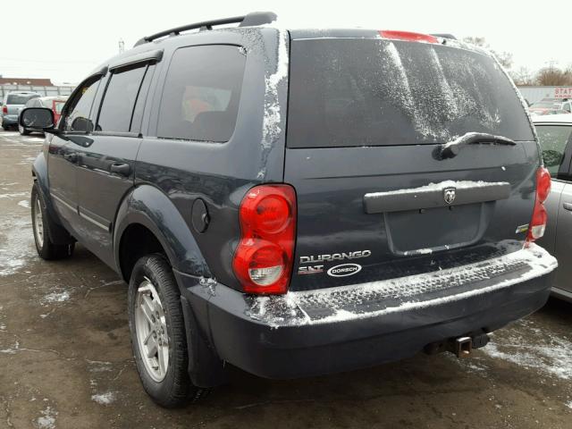 1D8HB48N58F128491 - 2008 DODGE DURANGO SL GRAY photo 3