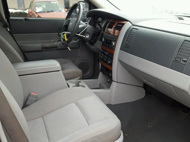 1D8HB48N58F128491 - 2008 DODGE DURANGO SL GRAY photo 5