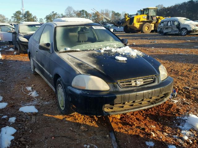 1HGEJ6221VL029423 - 1997 HONDA CIVIC DX BLACK photo 1