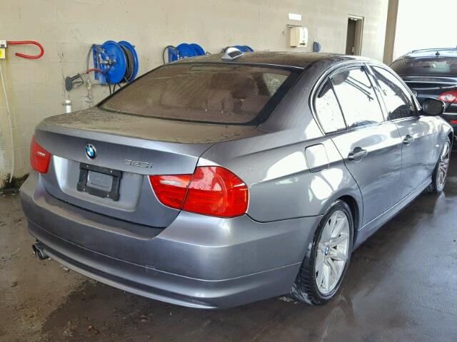 WBAPH77549NL83505 - 2009 BMW 328 I GRAY photo 4