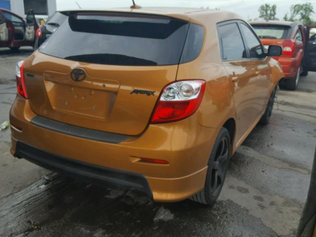 2T1KU4EE7AC299079 - 2010 TOYOTA COROLLA MA GOLD photo 4