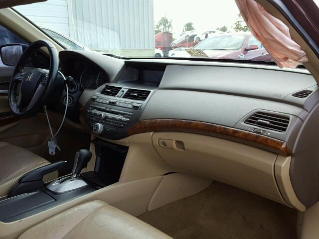 JHMCP26869C003321 - 2009 HONDA ACCORD EXL MAROON photo 5