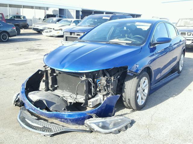 1C3CCCAB0FN630719 - 2015 CHRYSLER 200 LIMITE BLUE photo 2