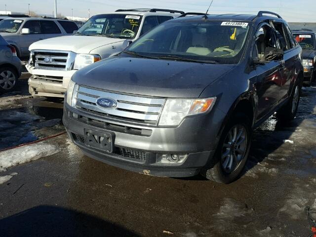 2FMDK48C49BA98121 - 2009 FORD EDGE SEL CHARCOAL photo 2