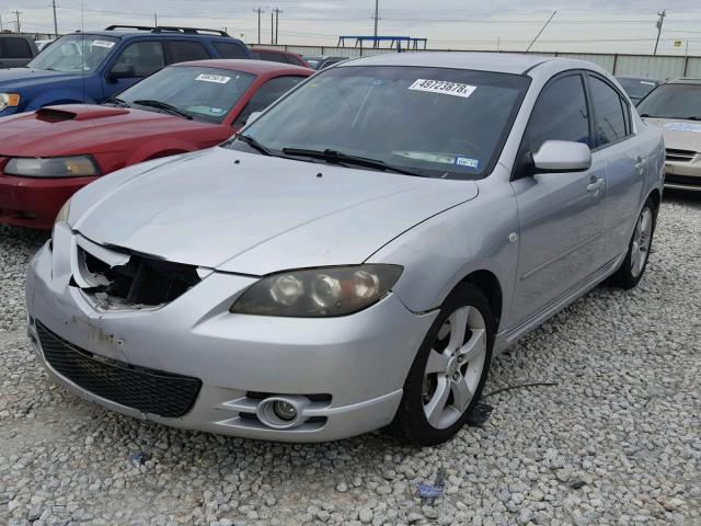 JM1BK323241113556 - 2004 MAZDA 3 S SILVER photo 2