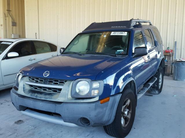 5N1ED28Y54C676928 - 2004 NISSAN XTERRA XE BLUE photo 2