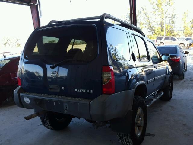 5N1ED28Y54C676928 - 2004 NISSAN XTERRA XE BLUE photo 4