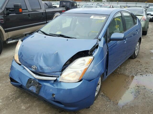 JTDKB20U877571206 - 2007 TOYOTA PRIUS BLUE photo 2