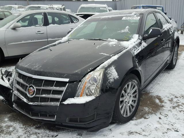 1G6DC5EY7B0149855 - 2011 CADILLAC CTS BLACK photo 2