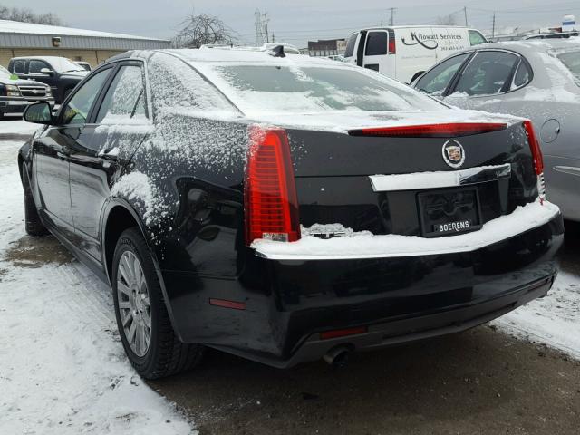 1G6DC5EY7B0149855 - 2011 CADILLAC CTS BLACK photo 3