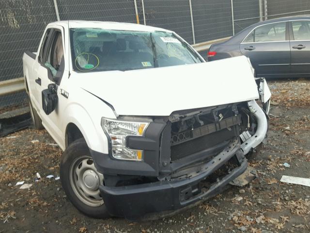 1FTEX1C89FFC36340 - 2015 FORD F150 SUPER WHITE photo 1