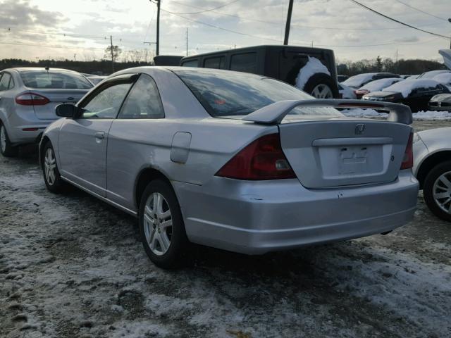 1HGEM22901L096845 - 2001 HONDA CIVIC SI SILVER photo 3