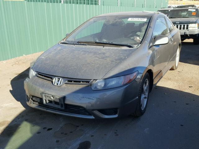 2HGFG11807H577280 - 2007 HONDA CIVIC EX GRAY photo 2