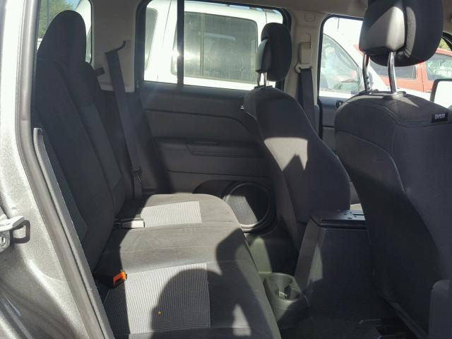 1C4NJPBB4ED564180 - 2014 JEEP PATRIOT SP GRAY photo 6