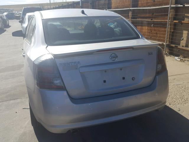 3N1AB6AP5BL608957 - 2011 NISSAN SENTRA 2.0 SILVER photo 9