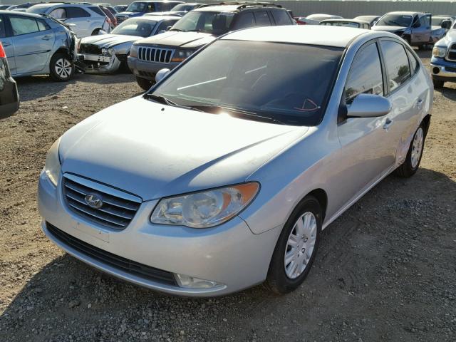 KMHDU46D48U307436 - 2008 HYUNDAI ELANTRA GL SILVER photo 2