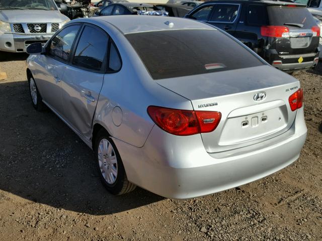 KMHDU46D48U307436 - 2008 HYUNDAI ELANTRA GL SILVER photo 3