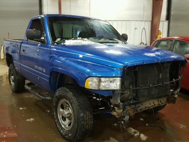 1B7HF16Y5XS168462 - 1999 DODGE RAM 1500 BLUE photo 1