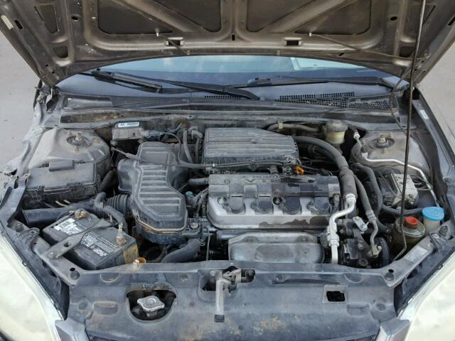 1HGEM22915L049376 - 2005 HONDA CIVIC EX ნაცრისფერი ფოტო 7