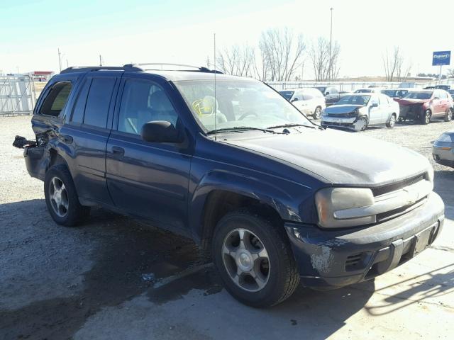 1GNDT13S682204269 - 2008 CHEVROLET TRAILBLAZE BLUE photo 1